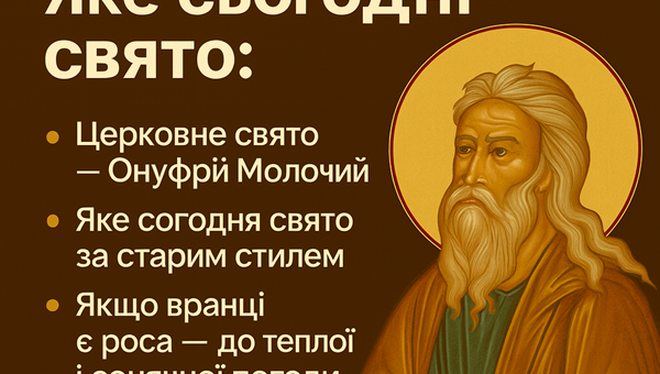 3 серпня 2025 року — яке сьогодні свято: церковне значення, прикмети, традиції та важливі події